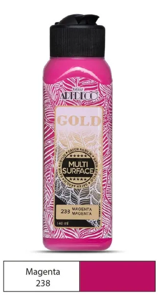 χρώμα ακρυλικό artdeco 140ml multi surface magenta 238 - Artdeco