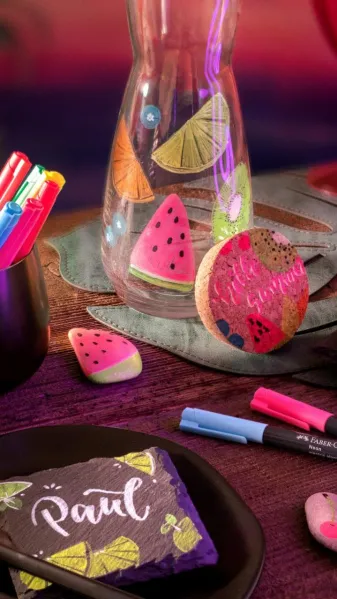 Μαρκαδόρος faber castell neon karma chameleon - Faber castell