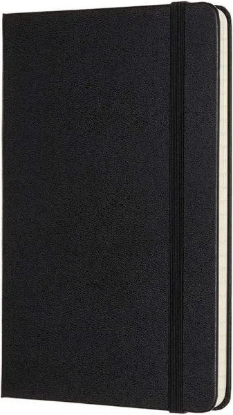σημειωματάριο moleskine medium ruled 11.5x18cm black hard cover - Moleskine