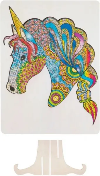παζλ ξύλινο moxy 30x22cm unicorn 137 κομμάτια 7+ - Moxy