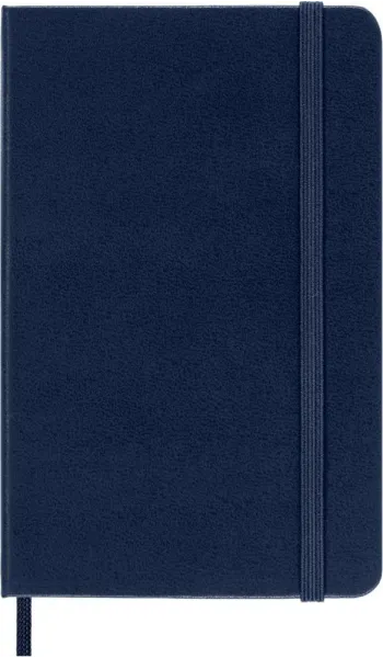 σημειωματάριο moleskine pocket ruled 9x14cm blue hard cover - Moleskine