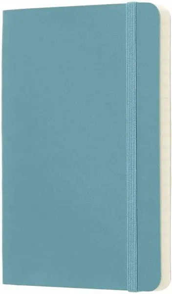 σημειωματάριο moleskine pocket ruled 9x14cm reef blue hard cover - Moleskine