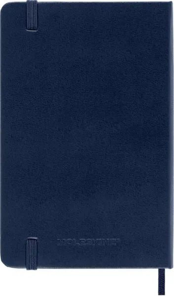 σημειωματάριο moleskine pocket ruled 9x14cm blue hard cover - Moleskine