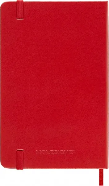 σημειωματάριο moleskine hard cover 9x13cm scarlet red plain paper - Moleskine
