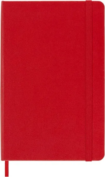 σημειωματάριο moleskine medium ruled hard cover 12x18cm κόκκινο - Moleskine