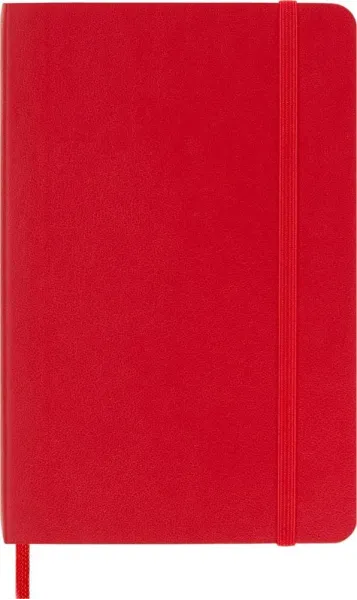 σημειωματάριο moleskine pocket ruled 9x14cm red soft cover - Moleskine