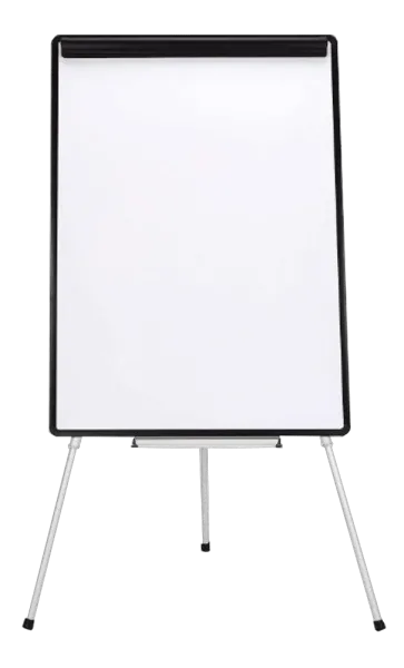 πίνακας σεμιναρίου μαγνητικός flipchart deli 100x70 με τρίποδο - Deli