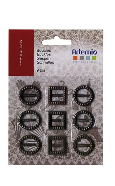 Κρίκοι μεταλλικοί artemio oldies 9τεμ. - Artemio