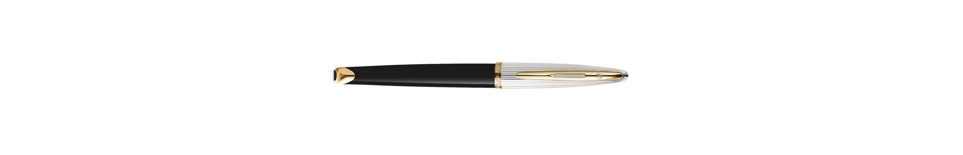 πένα waterman carene deluxe black  & silver gt fpen - Waterman