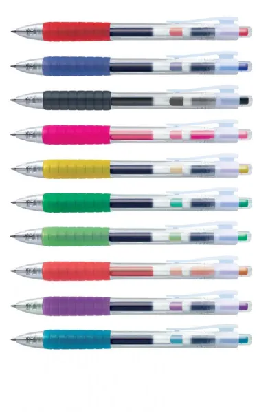 στυλό faber castell fast gel 0.7 κουμπί μαύρο - Faber castell