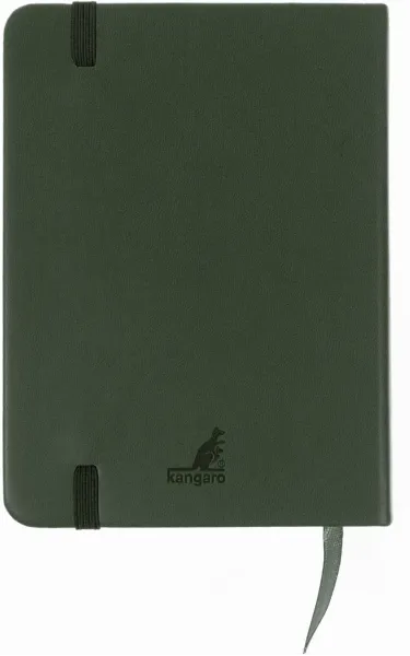 Μπλοκ σχεδίου kangaro sketchbook α6 160 σελίδες 140gr forest green - Kangaro