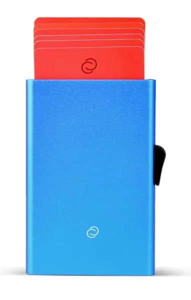 Θήκη πιστωτικών καρτών c-secure rfid blue - C-secure
