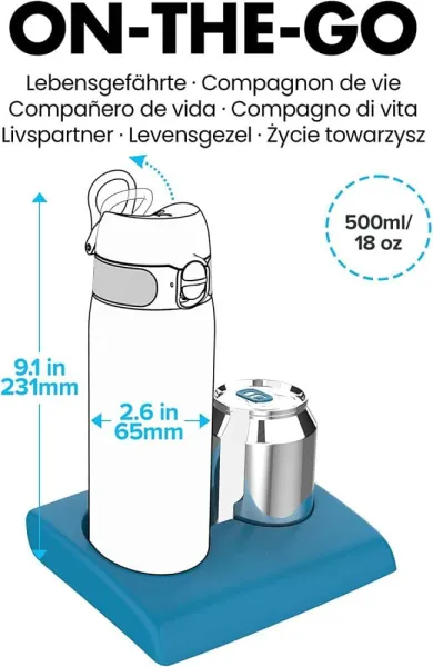 παγούρι ion8 500ml puppy (i8rf500pvpups) - Ion8
