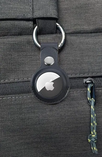 Mπρελόκ θήκη troika για apple airtag cover kr21-20/bk μαύρο - Troika
