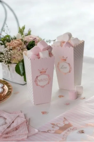 Θήκη pop corn princesse 8x17cm 8 τεμάχια - Santex