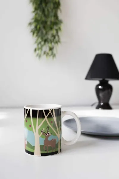 Κούπα κεραμική kikkerland woodlands 325ml - Kikkerland