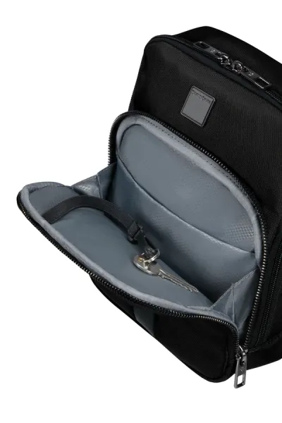 τσαντάκι ωμου samsonite sacksquare black - Samsonite