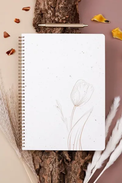 σημειωματάριο σπιράλ tulip α4 dots 74 φύλλα - Clairefontaine
