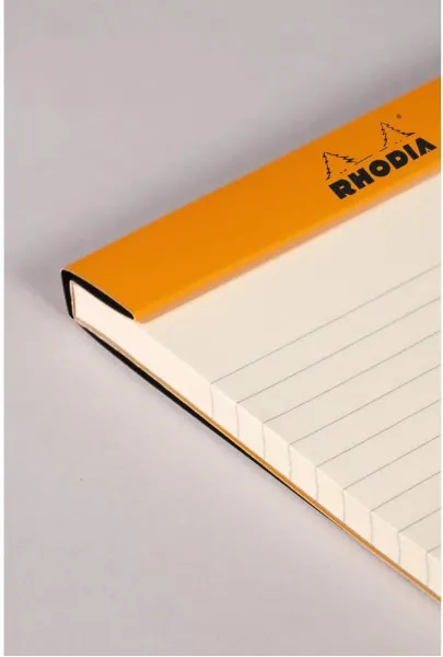 Μπλοκ rhodia a5 14.8x21cm ivory ριγέ 90gr 70 φύλλα - Rhodia