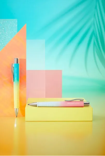 στυλό faber castell poly urban summer edition yellow blue - Faber castell