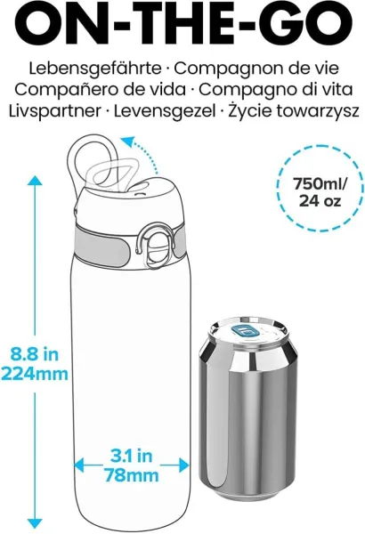 παγούρι ion8 tour 750ml hot pink - Ion8