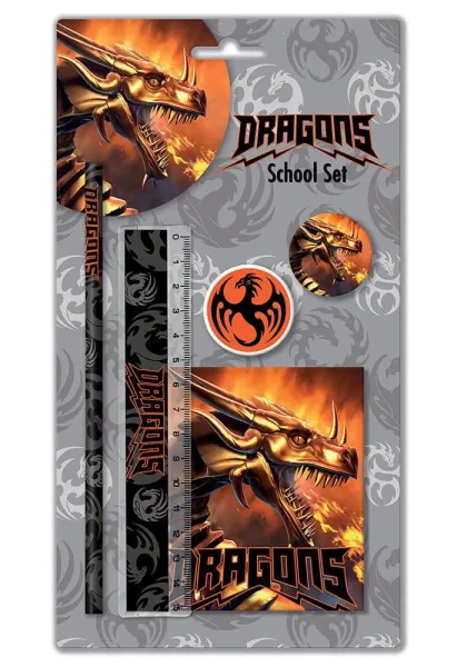 σχολικό σετ graffiti dragon 5 τεμαχίων - Graffiti