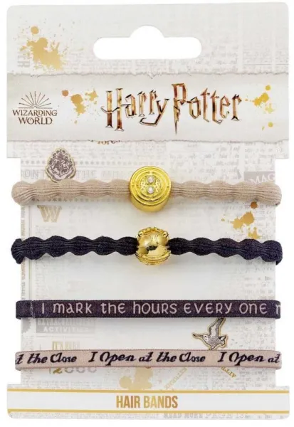 Βραχιόλι - λαστιχάκια για μαλλιά harry potter time turner & golden snitch - Harry potter