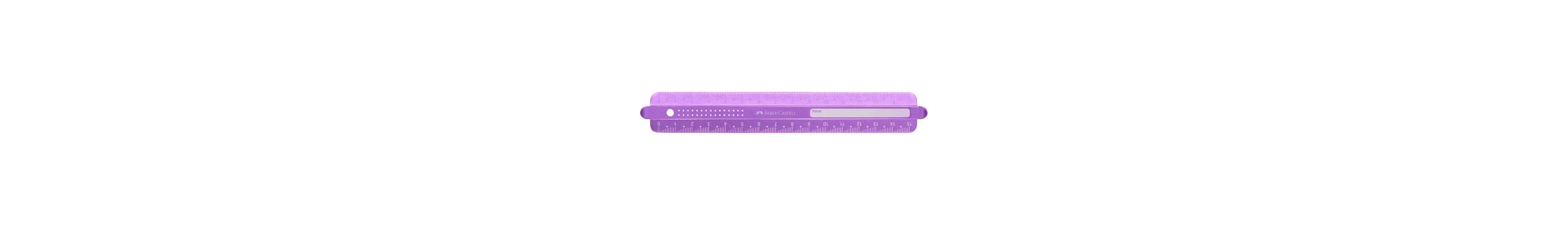 χάρακας faber castell sparkle 15cm - Faber castell