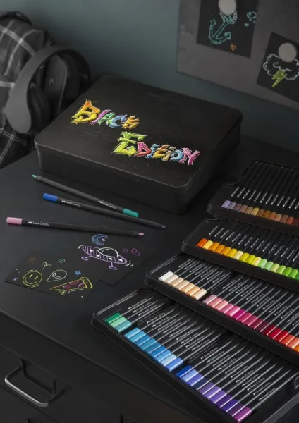 Ξυλομπογιές faber castell black edition 100 τεμάχια - Faber castell
