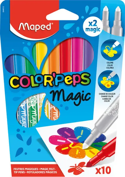 Μαρκαδόροι maped colorpeps magic 10 τεμάχια - Maped