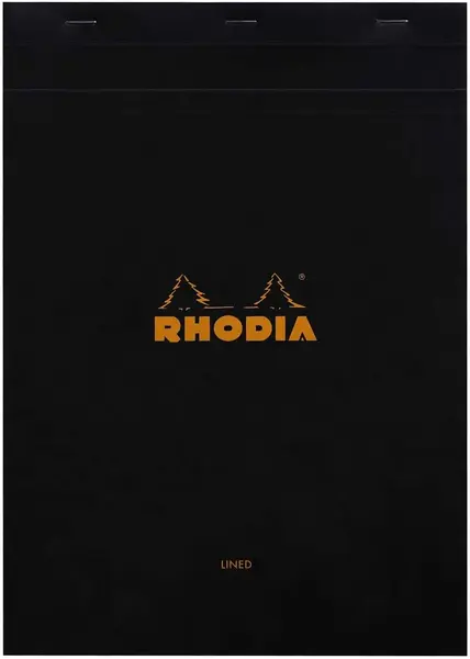 Μπλοκ rhodia α4 ριγέ 80 φύλλα black - Rhodia