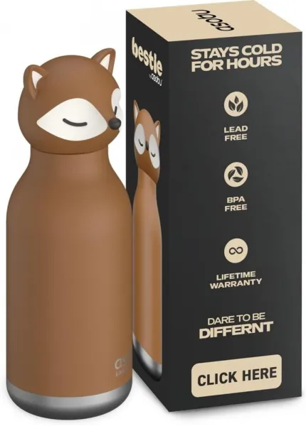 Δοχείο νερού asobu ισοθερμικό bestie 460ml fox - Asobu