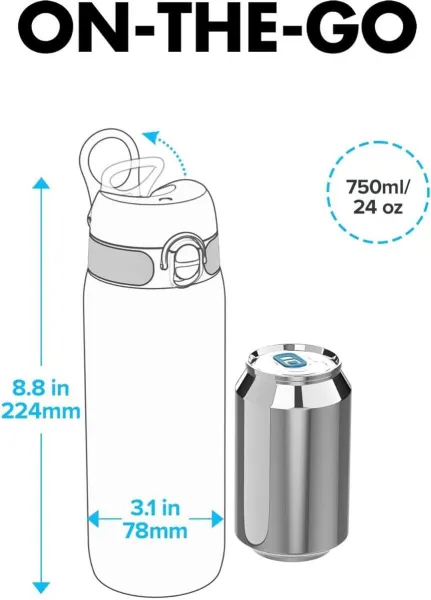 παγούρι ion8 tour 750ml blue - Ion8