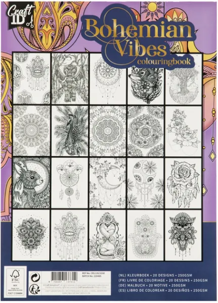 Μπλοκ craft id bohemian vibes a4 20 φύλλα 250gr - Creative craft