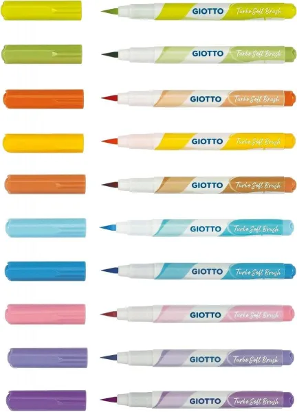 Μαρκαδόροι giotto turbo soft brush pastel - Giotto
