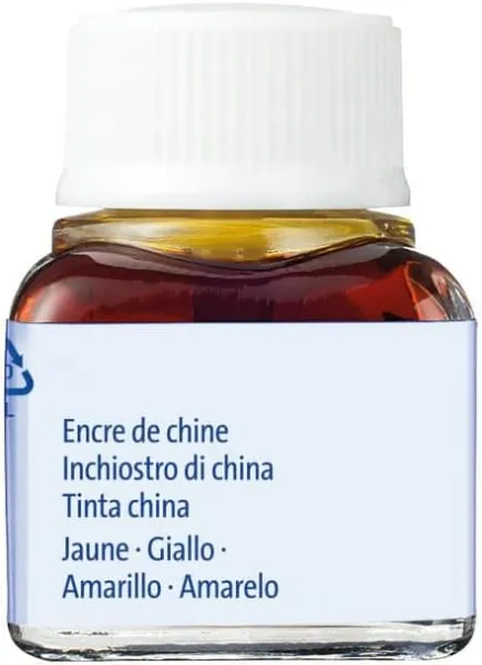 σινική μελάνη pelikan 10gr κίτρινη 5 - Pelikan