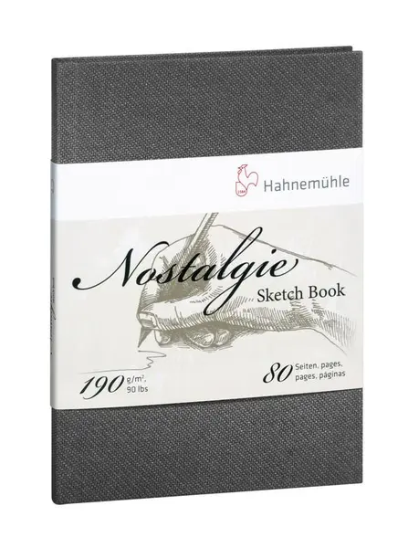 Μπλοκ σχεδίου nostalgie α5 portrait 190gr 80 σελίδες - Hahnemuhle