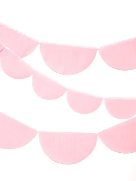 Γιρλάντα scalloped fringe garland 3m pink - Deco