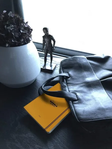 σημειωματάριο rhodia a5 unlimited notebook dot grid black - Rhodia
