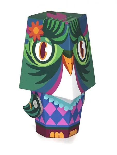 χάρτινη κατασκευή 3d kroom olivia owl 3+ - Kroom