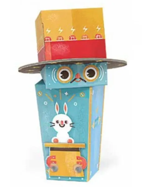 χάρτινο παιχνίδι κατασκευής kroom 3d magician robot 4+ - Kroom