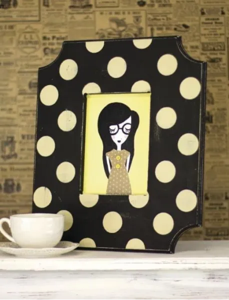 στένσιλ rayher 30,5x30,5εκ. polka dots - Rayher