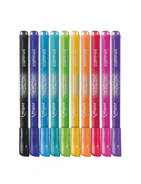 Μαρκαδόροι glitter maped 10 τεμάχια - Maped