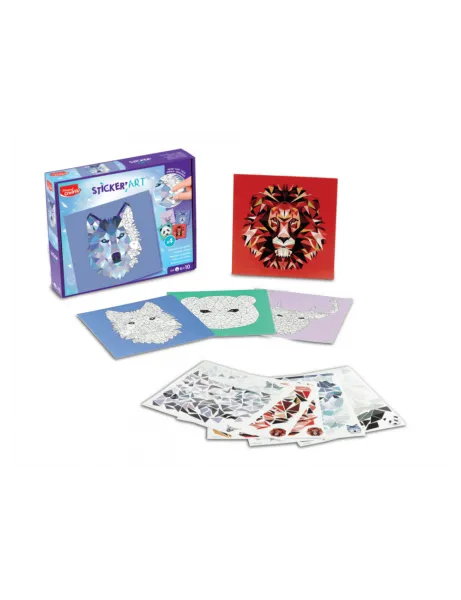 Κατασκευή maped creative sticker art άγρια ζώα 6+ - Maped
