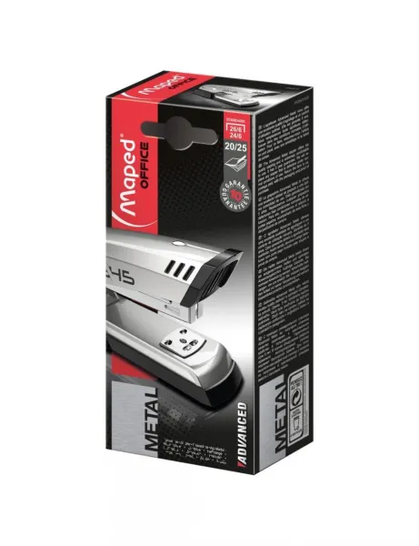 συρραπτικό maped metal advanced ασημί 24/6 - Maped