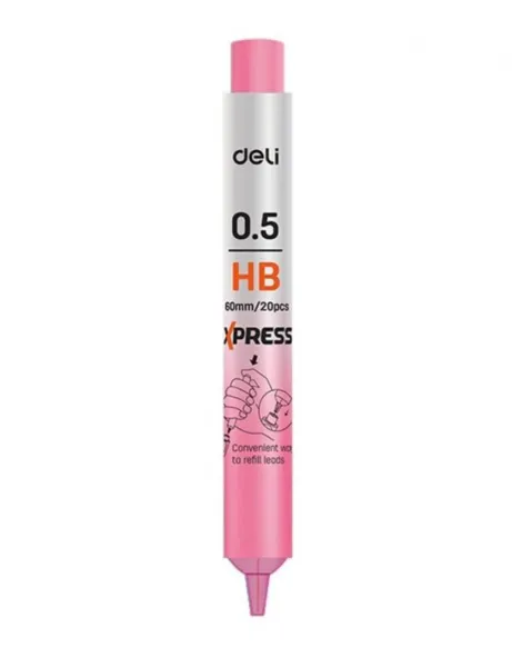 Μύτες deli 0.5mm hb 20 τεμάχια - Deli
