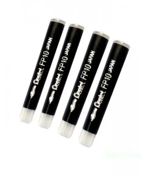 Αμπούλες brush pen pentel pigment ink sepia 4 τεμάχια - Pentel