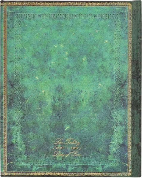 σημειωματάριο paperblanks ριγέ tolstoy letter of peace ultra - Paperblanks