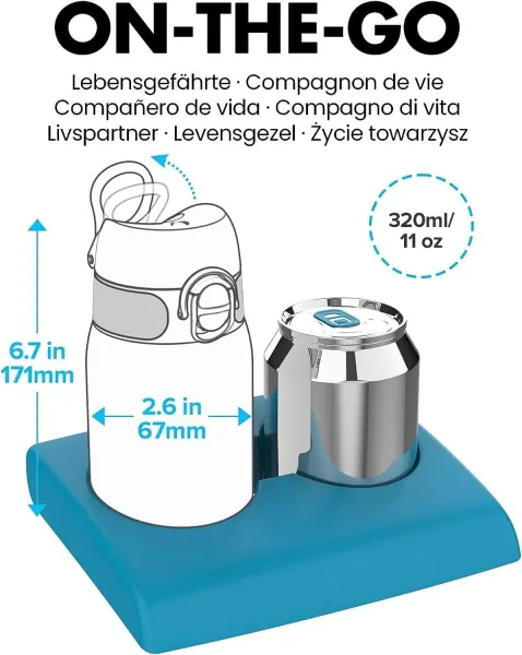 Θερμός μεταλλικό ion8 320ml dino - Ion8
