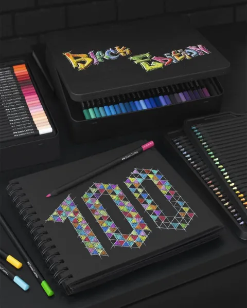 Ξυλομπογιές faber castell black edition 100 τεμάχια - Faber castell